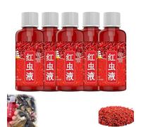 Liquid Blood Worm Scent Fish Attractant Concentrated Liquid Bait Perch Additive Fish Worm Accessories Fishing Red M0t1 Catfish