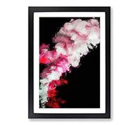 Liquid Bloom in Abstract Framed Print | A2 Black Framed Wall Art | Ready to Hang | Abstract Fantasy Picture | Living Room Bedroom Lounge Office