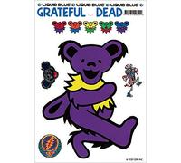 Liquid Blue Grateful Dead Purple Dancing Bear - Bumper Sticker/Decal
