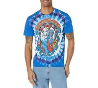 Liquid Blue Grateful Dead Vintage Berthat Tie Dye Short Sleeve T-Shirt, Tie Dye, XXXXL