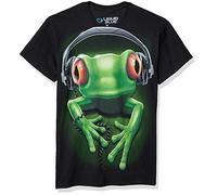 Liquid Blue Men's Frog Rock T-Shirt - Black - XXL