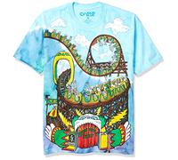 Liquid Blue Men's Grateful Dead-Amusement Park, Tie Dye, Large