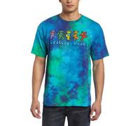 Liquid Blue Men's Grateful Dead Dancing Bear T-Shirt, Multi, XXL