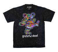 Liquid Blue Men's Grateful Dead Lb Summer of Love Dancing Bear T-Shirt, Tie Dye, XL