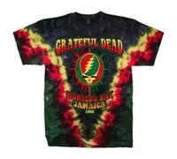 Liquid Blue Men's Grateful Dead-Montego Bay T-Shirt, Tie Dye, Medium