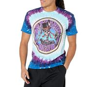 Liquid Blue Men's Grateful Dead Queen of Spades Short Sleeve T-Shirt, Tie Dye, Large
