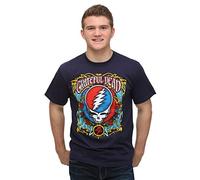 Liquid Blue Men's Grateful Dead Steal Your Roses Short Sleeve T-Shirt T-Shirt (Pack of 1)
