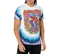 Liquid Blue Men's Grateful Dead-Terrapin Moon T-Shirt, Tie Dye, Large