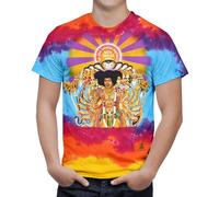Liquid Blue Men's Jimi Hendrix Axis Bold As Love T-Shirt, Multi, XL