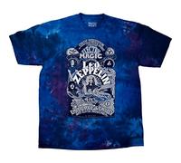 Liquid Blue Men's Led Zeppelin Wembley 71 Electric Magic Empire Pool T-Shirt, Tie Dye, Large
