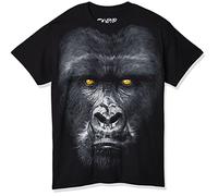 Liquid Blue Men's Majestic Gorilla T-Shirt, Black, XL