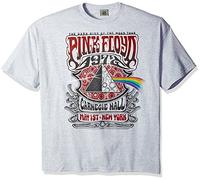 Liquid Blue Men's Pink Floyd Carnegie Hall Short Sleeve T-Shirt, Heather Grey, XXXXXL