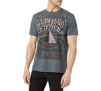 Liquid Blue Men's Pink Floyd Carnegie Hall T-Shirt, Grey, Large
