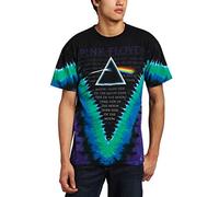 Liquid Blue Men's Pink Floyd Dark Side V-Dye T-Shirt - Multicolour - Large