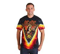 Liquid Blue Men's pink T Shirt, Tie Dye, M UK