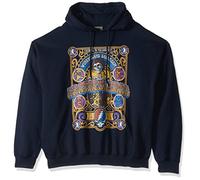Liquid Blue Men's Plus-Size Grateful Dead Closing of Winterland Ballroom Pullover Hooded Sweatshirt, Navy, M