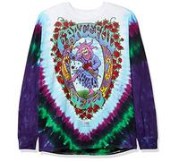 Liquid Blue Men's Seasons of The Dead Long Sleeve T-Shirt, Tie Dye, Large