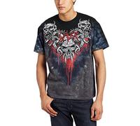 Liquid Blue Men's Slayer Hell Awaits T-Shirt, Multi, Medium