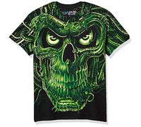 Liquid Blue Men's Terminator Skull T-Shirt - Black - XXL