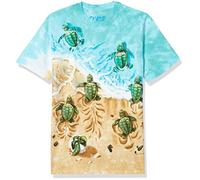 Liquid Blue Men's Turtle Beach T-Shirt - Grey - Medium
