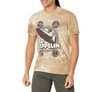 Liquid Blue Men's Zeppelin Poster T-Shirt, Tie Dye, XL