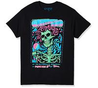 Liquid Blue Unisex Grateful Dead Gd Bertha Blacklight T-Shirt T-Shirt