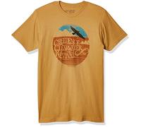Liquid Blue Unisex's Creedence Clearwater Revival Green River T-Shirt, Mustard, XL