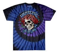 Liquid Blue Unisex's Grateful Dead Boston Music Hall Spiral Tie Dye SS T-Shirt, S