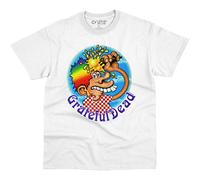 Liquid Blue Unisex's Grateful Dead Ice Cream Cone Kid White T-Shirt, XXL