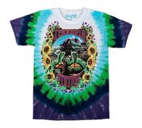 Liquid Blue Unisex's Grateful Dead Terrapin Station Short Sleeve T-Shirt, Tie Dye, 3XL