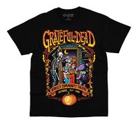 Liquid Blue Unisex's Grateful Dead Trick Or Treat T-Shirt, Black, XL