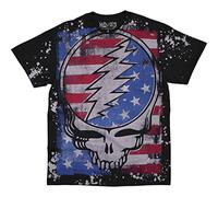 Liquid Blue Unisex's Grateful Dead True Blue SYF Havok T-Shirt, Black, Large