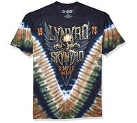 Liquid Blue Unisex's Pink Floyd Breathe Short Sleeve T-Shirt, Tie Dye, XL
