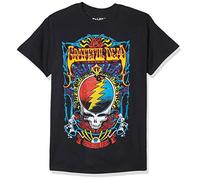 Liquid Blue Unisex's Steal Your Trippy T-Shirt, Black, Large