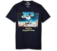 Liquid Blue Unisex's Yes Tales from Topgraphic Oceans T-Shirt, Navy, S