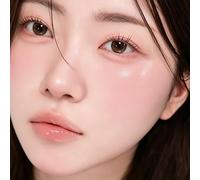 Liquid Blush 2-in-1 - Lip & Cheek Tint, Long-Lasting Hydrating Stain, Dewy Natural Flush, Buildable Watery Texture, Dual-Head Applicator (Lip Brush + Silicone Blender), 6 Colours, 4.5g (# 03)