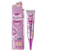Liquid Blush, Color Changing Cream, 15ml Tube with Applicator, Waterproof Silk Makeup Tool, Tinted Gloss with Natural Style, Beauty Accessory for Under-eye Brightening