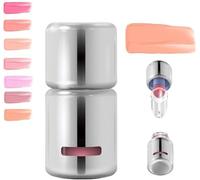 Liquid Blush, Jelly Color Liquid Blushs, Blushers for Cheeks Make Up, 3 In 1 Matte Nude Makeup Blusher for Mature Skin, Contour Stick With Sponge Head, Orange Makeup Blusher Cream (JC07)
