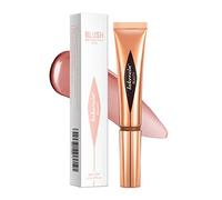 Liquid Blush Makeup,Cream Blush Beauty Wand with Cushion Applicator,High Coverage Natural Matte Blendable Super Silky Cream Blush Stick(#01)