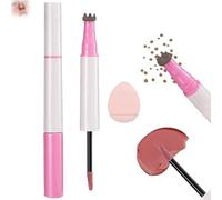 Liquid Blush Pen with Dual Sponge Tips for Natural Rosy Glow Application - Light Pink Creamy Blush Stick with Brush Included for Cheeks Face Contour Makeup Long-Lasting Waterproof Buildable Formula