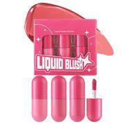 Liquid Blush Set - Cream Blush | Liquid Blusher Rouge Stick Lightweight Highlighter Naturally Sculpted Look for Beauty Makeup