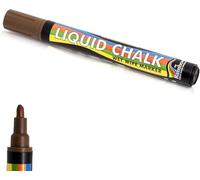 Liquid Chalk Marker Pen Brown - 5mm Bullet Nib