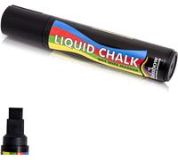 Liquid Chalk Marker Pen Large Black - 15mm Nib