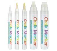 Liquid Chalk Markers, Chalk Marker Pens, Professional Erasable Pens 0.7mm for Chalkboard Blackboard Window Bistro Car Glass Board Signs Craft Drawing Tool Interior Ornament Household Gear Modern