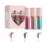 Liquid Chameleon Eyeshadow - Chameleon Liquid Eyeshadow Set | 3X Multichrome Eyeshadows | metalic Color-changing Makeup | Long Lasting Highly Pigment Glitter Eyeshadows Makeup For Halloween Party