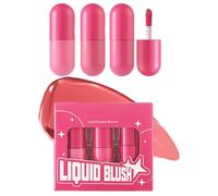 Liquid Ch lusher - Smooth Natural Makeup Tint, Lightweight Longwear Formula, Long Lasting Appeal | Blusher For Highlight Cosmetic Cream Glow Skin Radiance Enhancement Soft Finish Beauty