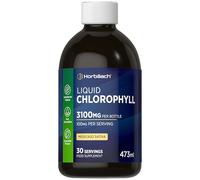 Liquid Chlorophyll Drops for Water | 3100mg Per Bottle | 473ml | Vegan Supplement | Mint Flavour | by Horbaach