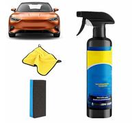 Liquid Coating Agent Spray for Automobiles, Car Quick Effect Coating Agent, 3-in-1 Ceramic Spray Wax for Shine & Protection, Oil Film Glass Cleaner, Nano Coating-Spray for Car Paint (1pc)