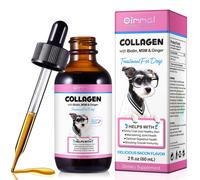 Liquid Collagen for Dogs - 60ml Collagen Dietary Supplement for Dogs Supplement Boost with Biotin, Enhance Immunity,MSM & Ginger,Delicious for Dog