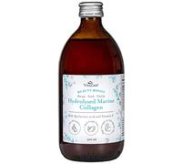 Liquid Collagen for Women & Men, Collagen Drink with 10,000mg Marine Collagen Peptides, Collagen Liquid Drink for Younger Looking Skin for Hair Growth, Skin Repair, Nail Strength 500ml (25ml Daily).